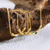 Titanium Steel Geometric Vintage Light Luxury Necklace For Women