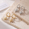 Titanium Steel Geometric Women's Earrings Light Luxury Niche Minimalist Design