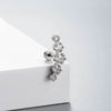 Titanium Steel Geometric Zirconia Earrings For Women