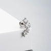 Titanium Steel Geometric Zirconia Earrings For Women