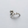 Titanium Steel Geometric Zirconia Earrings For Women