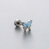 Titanium Steel Geometric Zirconia Niche Women's Earrings