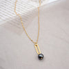 Titanium Steel Gold Plated Casual Simple Style Round Plating Pendant Necklace