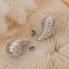 316L Stainless Steel Gold Plated Drop Shape Fashion Earrings For Women
