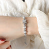 316L Stainless Steel Gold Plated Geometric Beaded Women's Fashion Light Luxury Allmatch Bracelet