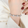 316L Stainless Steel Gold Plated Geometric Beaded Women's Fashion Light Luxury Allmatch Bracelet
