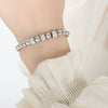316L Stainless Steel Gold Plated Geometric Beaded Women's Fashion Light Luxury Allmatch Bracelet