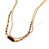 316L Stainless Steel Gold Plated Necklace For Women Simple Minimalist Fashion Design