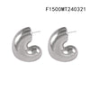 316L Stainless Steel Goldplated Geometric Earrings For Women