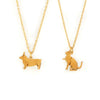316L Stainless Steel Goldplated Ochain Necklace With Animal Shape Pendant Geometric And Zodiac Patterns Electroplated For Women