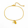 Titanium Steel Gourd Necklace For Women Electroplated