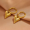 Titanium Steel Heart Bead Snake Chain Bracelet Anklet For Women Electroplated Cartoon Style