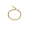 Titanium Steel Heart Dog Bone Chain Bracelet For Women With Gold Inlaid Constellation Pattern Retro Style