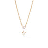 Titanium Steel Heart Geometric Pendant Electroplating O Word Chain Women's Necklace