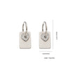 Titanium Steel Heart Shape Electroplated Fashion Retro Elegant Women's Earrings