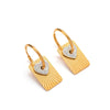 Titanium Steel Heart Shape Electroplated Fashion Retro Elegant Women's Earrings