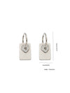 Titanium Steel Heart Shape Electroplated Fashion Retro Elegant Women's Earrings