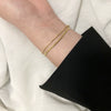 Titanium Steel Heart Shape Electroplated Women's Jewelry Bracelet With Zircon And Pearl