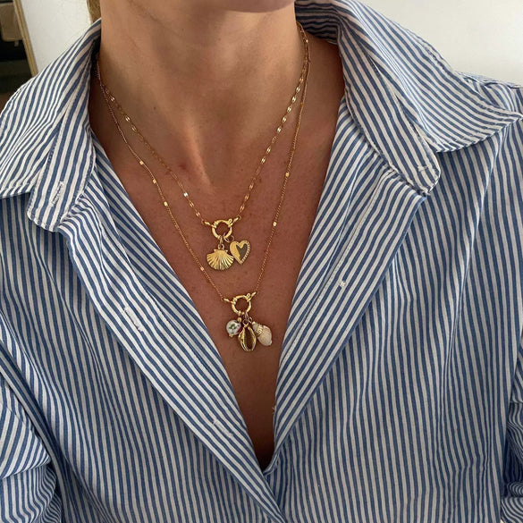 Titanium Steel Heart Shape Love Smile Diamond Necklace Pendant Jewelry Accessories For Women With Electroplating Treatment