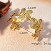 Titanium Steel Heart Shape Natural Style Electroplated Bracelet