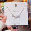 Titanium Steel Heart Shaped Women's Light Luxury Niche Love Collarbone Necklace With Design Sense And Simple Sweet Style