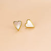 Titanium Steel Heart Style Electroplated Women's Earrings