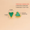 Titanium Steel Heart Style Electroplated Women's Earrings