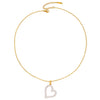 Titanium Steel Heartshaped Jewelry Twopiece Set With Electroplating For Women