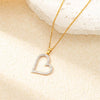 Titanium Steel Heartshaped Jewelry Twopiece Set With Electroplating For Women