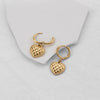 Titanium Steel Heartshaped Retro Light Luxury Women's Earrings