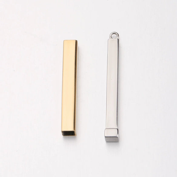 Titanium Steel Hidden Pendant Retractable Stereo Stick Jewelry Accessories Electroplated