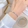 Titanium Steel Hip Hop Bracelet With Gold Inlaid Constellation Cartoon Style