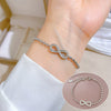 Titanium Steel Hip Hop Bracelet With Gold Inlaid Constellation Cartoon Style