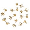 Titanium Steel Hip Hop Style Round Head Handmade Electroplated Geometric Unisex Earrings Jewelry Accessories