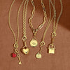 Titanium Steel Hiphop Electroplated Heart Star Geometric Animal Zodiac Clavicle Chain Necklace For Women