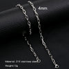 Titanium Steel Hiphop Street Geometric Square Line Oshaped Electroplated Wave Pattern Unisex Jewelry
