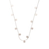 Titanium Steel Hollow Leaf Love Star Necklace For Women With Electroplating Design
