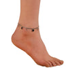 Titanium Steel Hollow Multiple Round Women's Anklet Jewelry