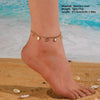 Titanium Steel Hollow Multiple Round Women's Anklet Jewelry