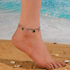 Titanium Steel Hollow Multiple Round Women's Anklet Jewelry