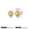 Titanium Steel Hook Buckles Jewelry Connecting Buckles For Bracelets Necklaces Handmade Diy Accessories With Totem Pattern Electroplated
