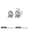 Titanium Steel Hook Buckles Jewelry Connecting Buckles For Bracelets Necklaces Handmade Diy Accessories With Totem Pattern Electroplated