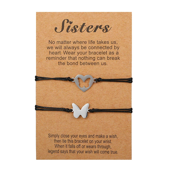 Titanium Steel Horse Animals Zodiac Bracelet Set For Parentchild Couple Friends