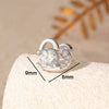 Titanium Steel Inlaid Zircon Heart Shape Women's Earrings