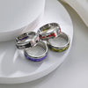 Titanium Steel Jewelry Bracelet And Men's Ring With Imitation Natural Stone Opal