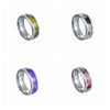 Titanium Steel Jewelry Bracelet And Men's Ring With Imitation Natural Stone Opal