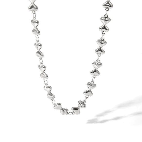 Titanium Steel Jewelry Conch Sea Star Necklace With Heart Shape And Animal Zodiac Pattern Electroplated Light Luxury Niche Design Neck Chain No Fade