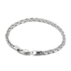 Titanium Steel Jewelry 18K Gold Twocolor Twist Chain Unisex Stainless Steel Bracelet Bracelet  Sales