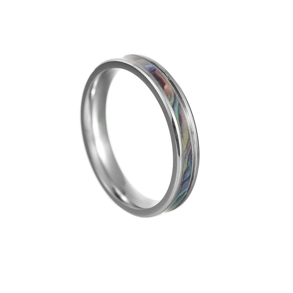 Titanium Steel Jewelry Seiko Natural Style Couple Ring Bracelet
