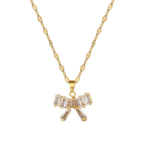 Titanium Steel Jewelry Set With Geometric Design And Electroplating For Women